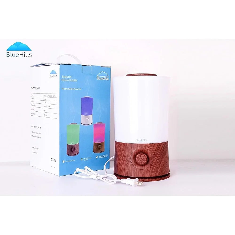 Essential Oil Diffuser Aromatherapy Humidifier 40 Hour Auto Shut Off
