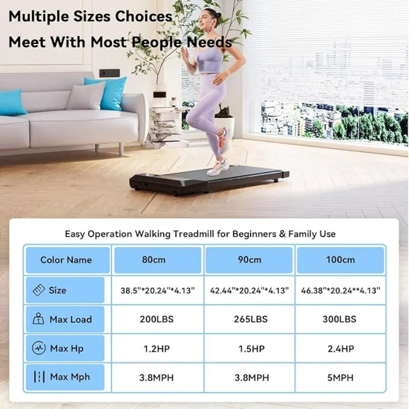 Superun 2 In 1 Home Office Walking Treadmill App Control